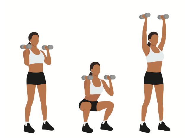 comparison of dumbbell thrusters